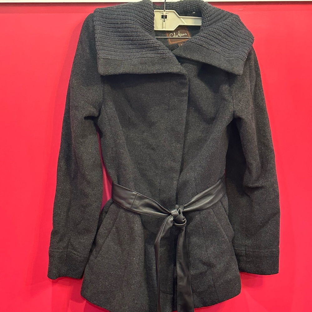 Cashmere/Wool Belted Coat